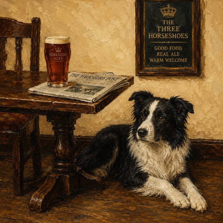 Dog and Pub — painting 30