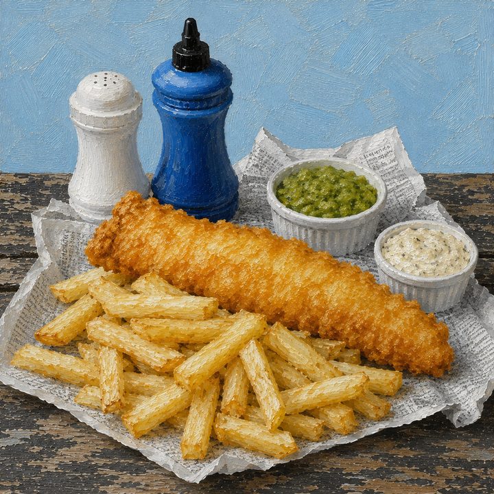 Fish & Chips — painting 01