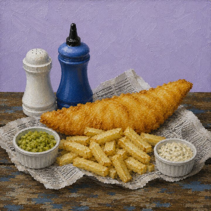 Fish & Chips — painting 12