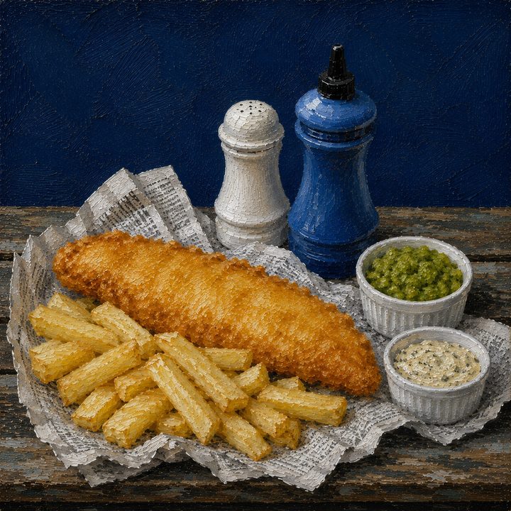 Fish & Chips — painting 23