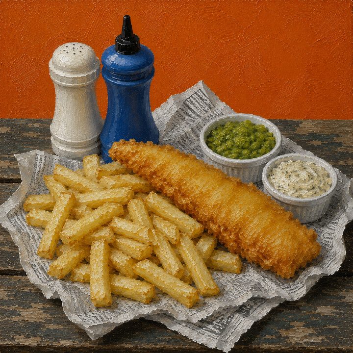 Fish & Chips — painting 28