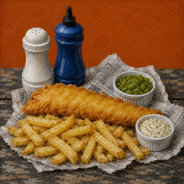 Fish & Chips — painting 34