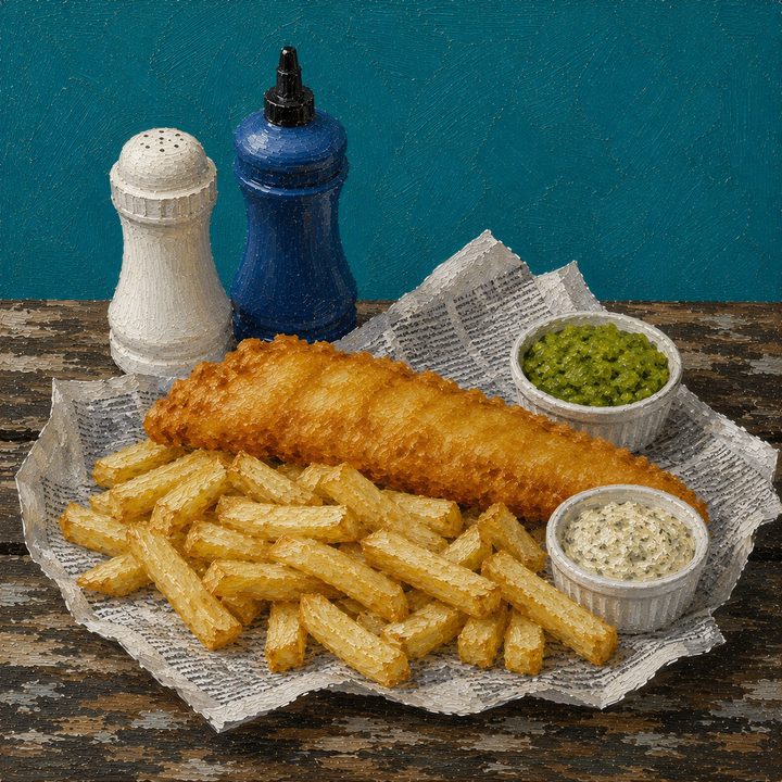 Fish & Chips — painting 38