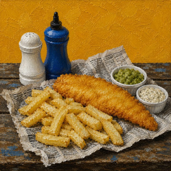Fish & Chips — painting 48