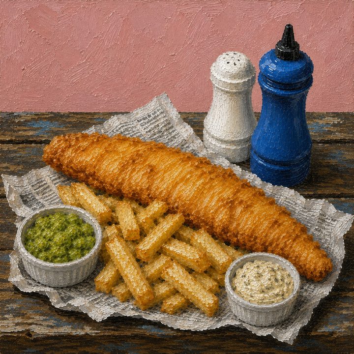 Fish & Chips — painting 54