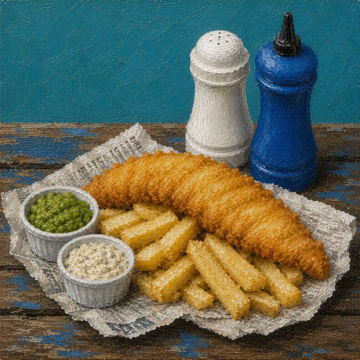 Fish & Chips — painting 55