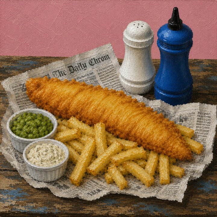 Fish & Chips — painting 61