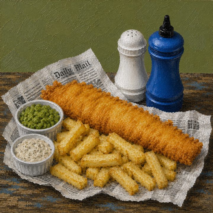 Fish & Chips — painting 66