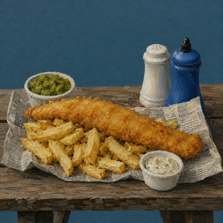 Fish & Chips — painting 90