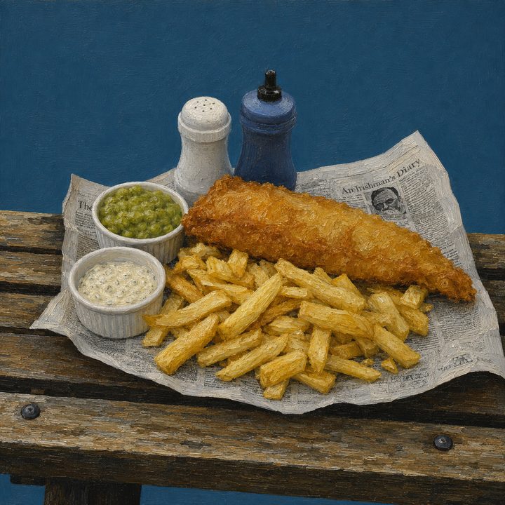 Fish & Chips — painting 93