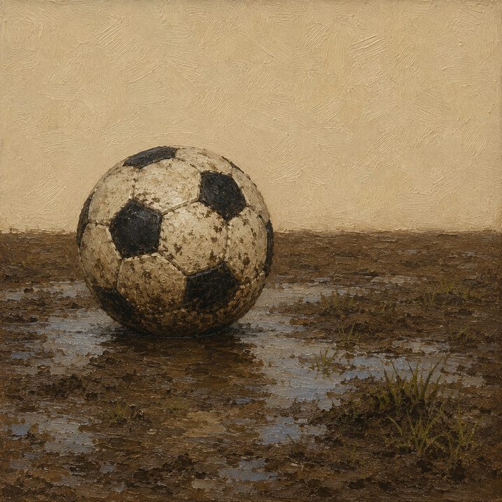 Muddy Football — painting 08