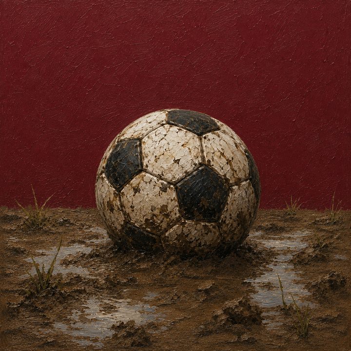 Muddy Football — painting 11