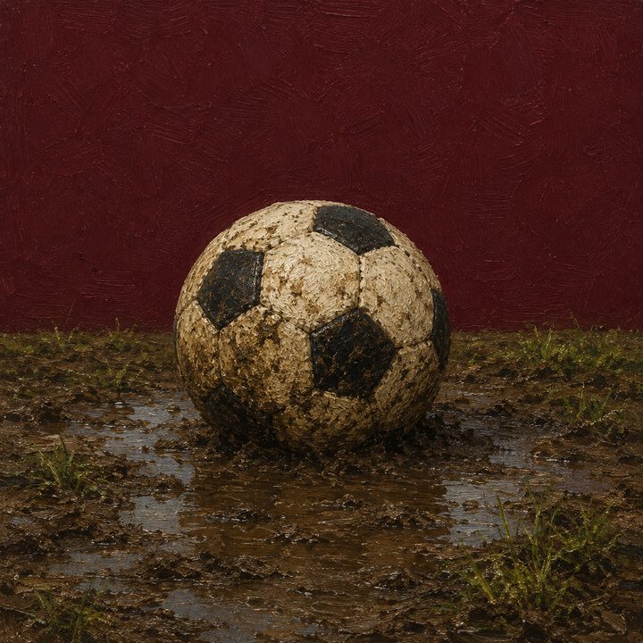 Muddy Football — painting 21