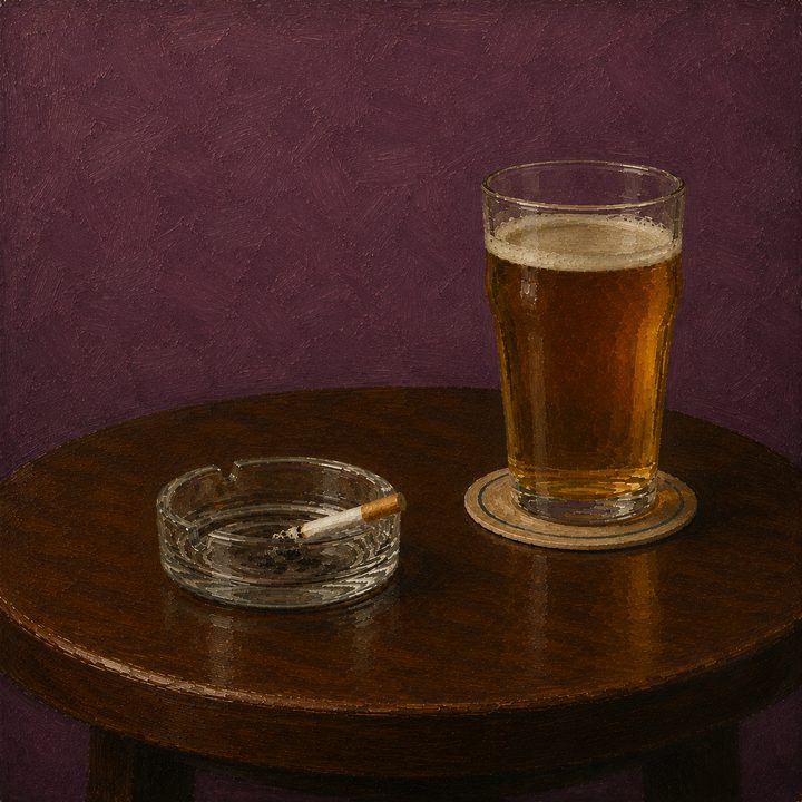 Pint and Cig — painting 47